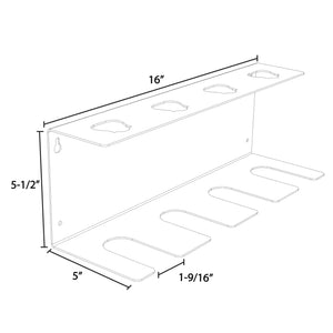 Bold MFG & Supply Tool Organization Milwaukee M12 Drill and Battery Shelf w 4 Slots