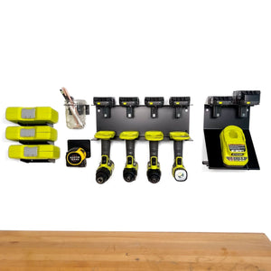 Bold MFG & Supply Tool Organization Ryobi One+ 18V Charger and Battery Mount