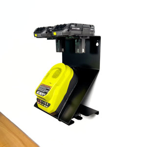 Bold MFG & Supply Tool Organization Ryobi One+ 18V Charger and Battery Mount