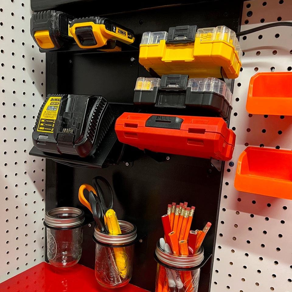 Bold MFG & Supply Tool Organization Universal Drill Bit Storage Shelf