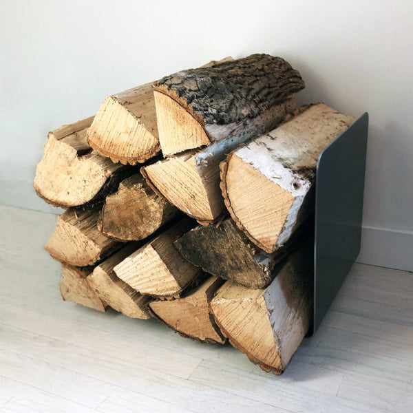 Stainless steel log discount holder